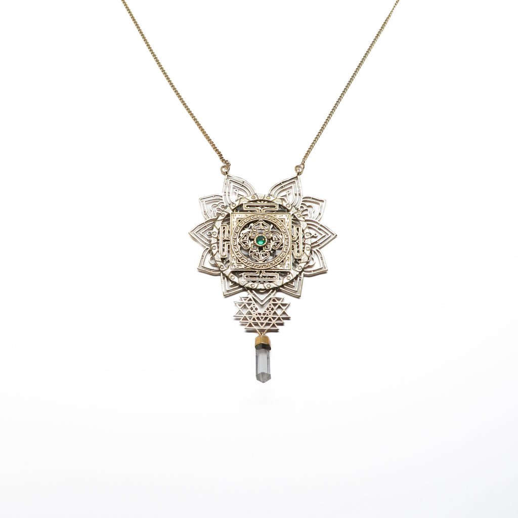 Shree Yantra Bindu Necklace