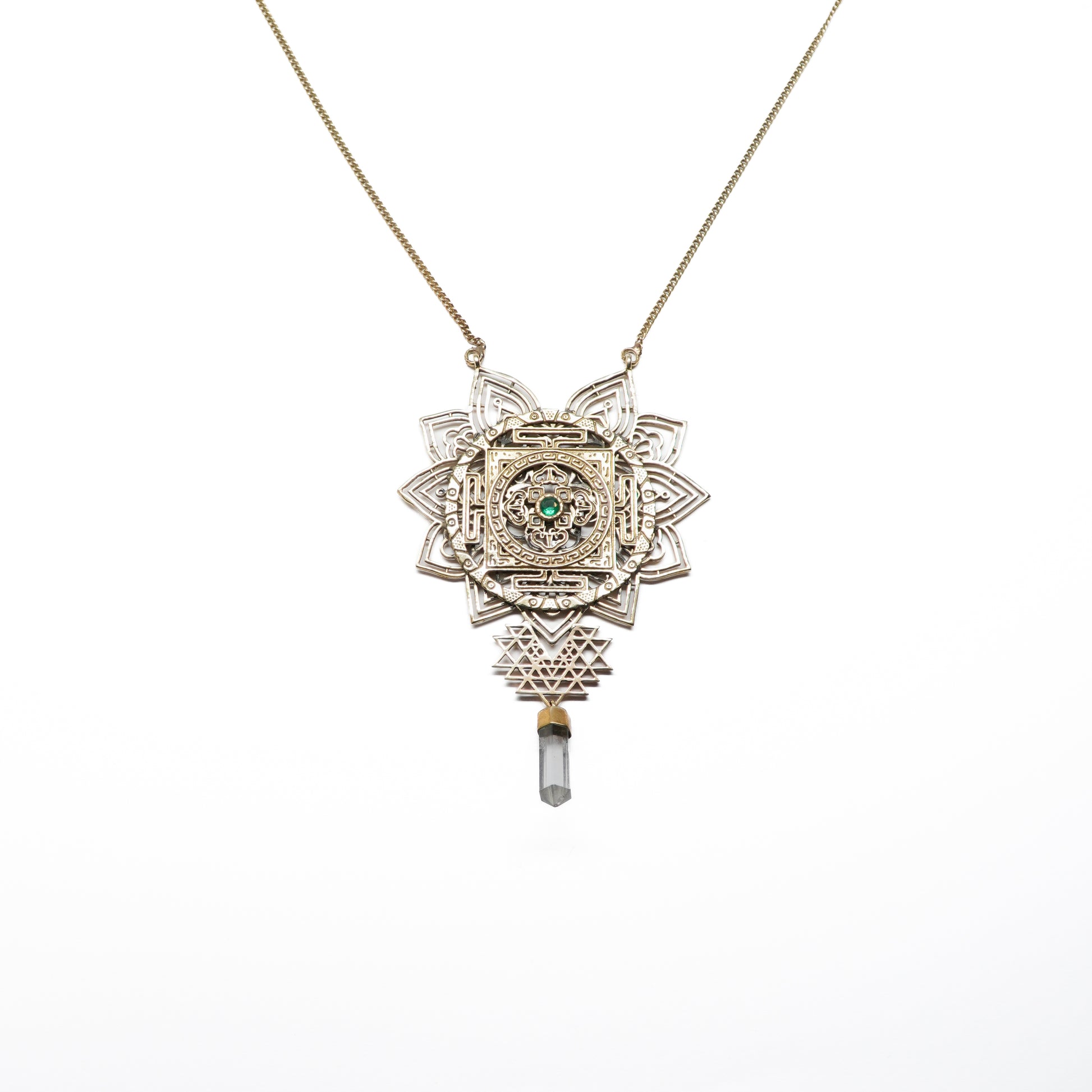 Shree Yantra Bindu Necklace