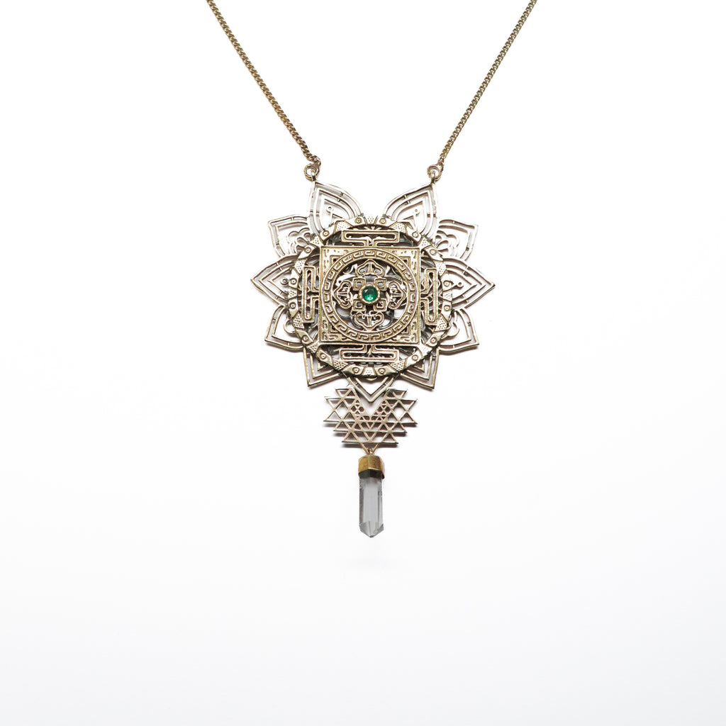 Shree Yantra Bindu Necklace