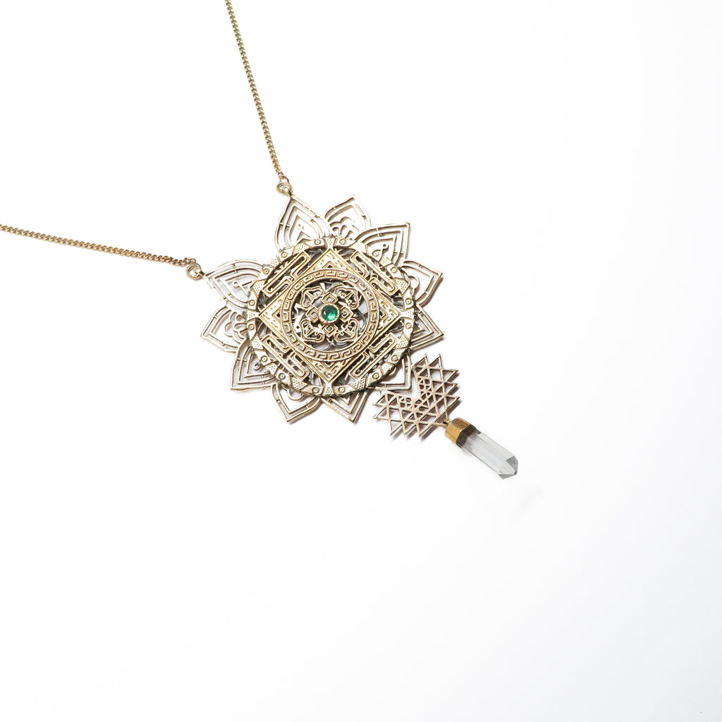 Shree Yantra Bindu Necklace