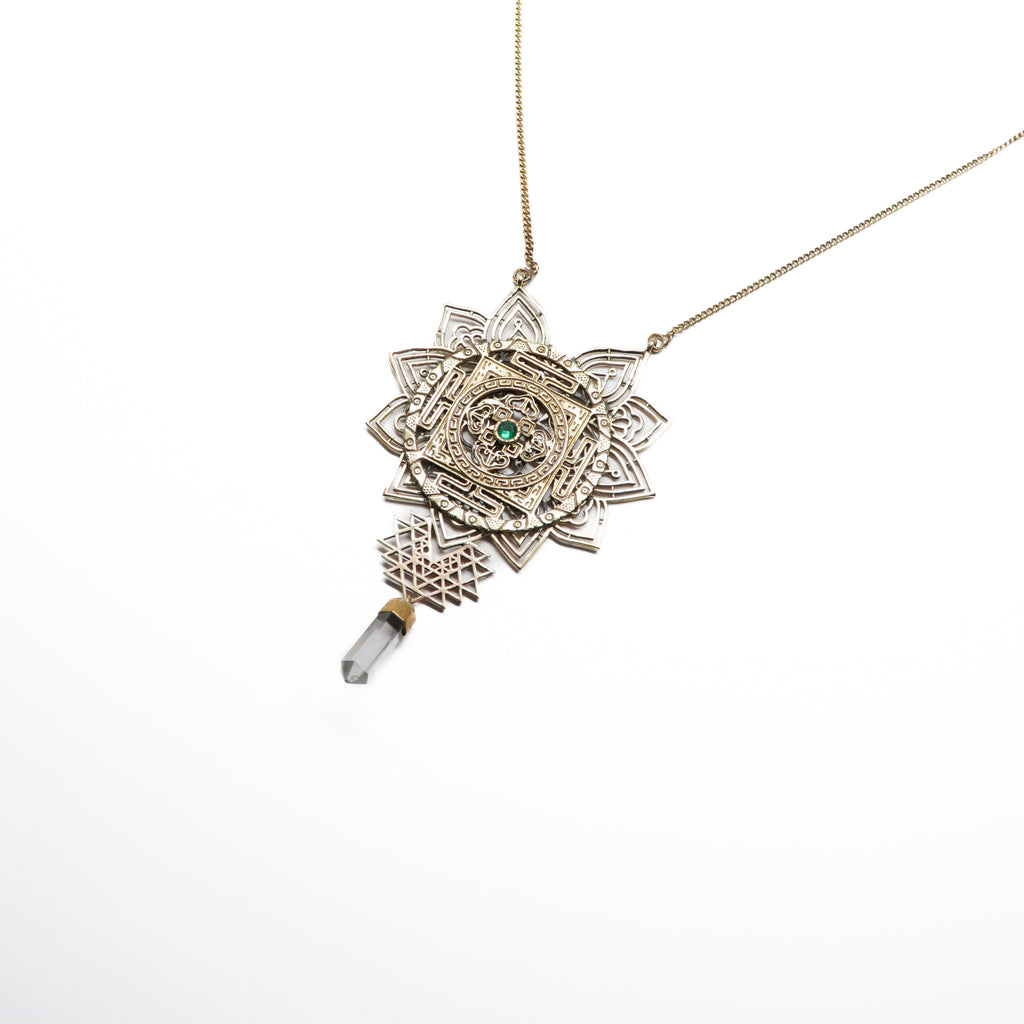 Shree Yantra Bindu Necklace