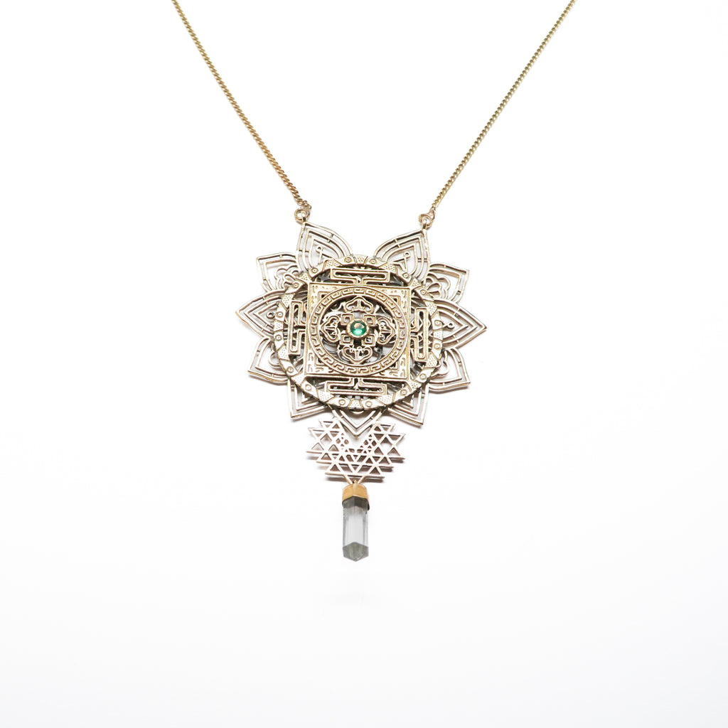 Shree Yantra Bindu Necklace