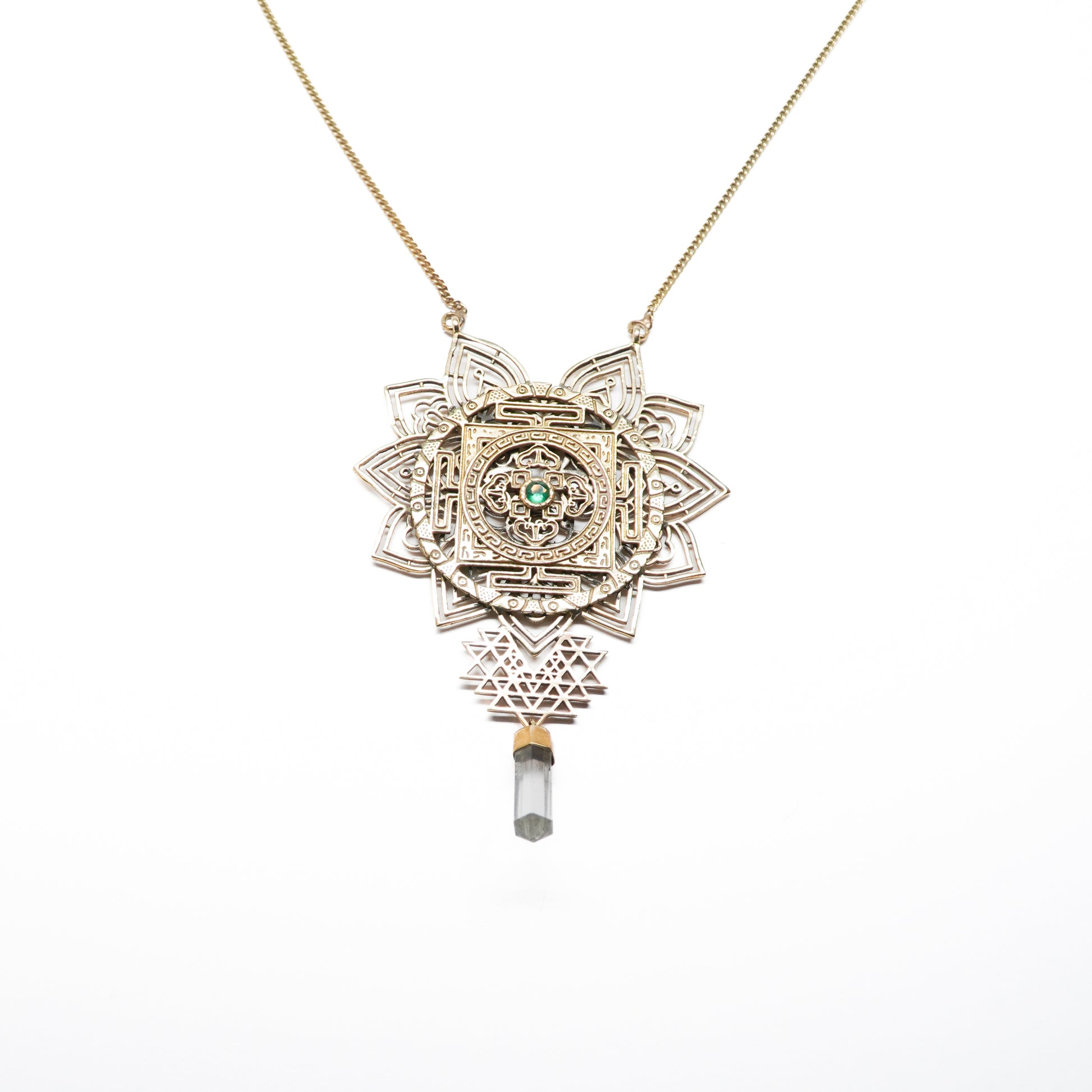 Shree Yantra Bindu Necklace