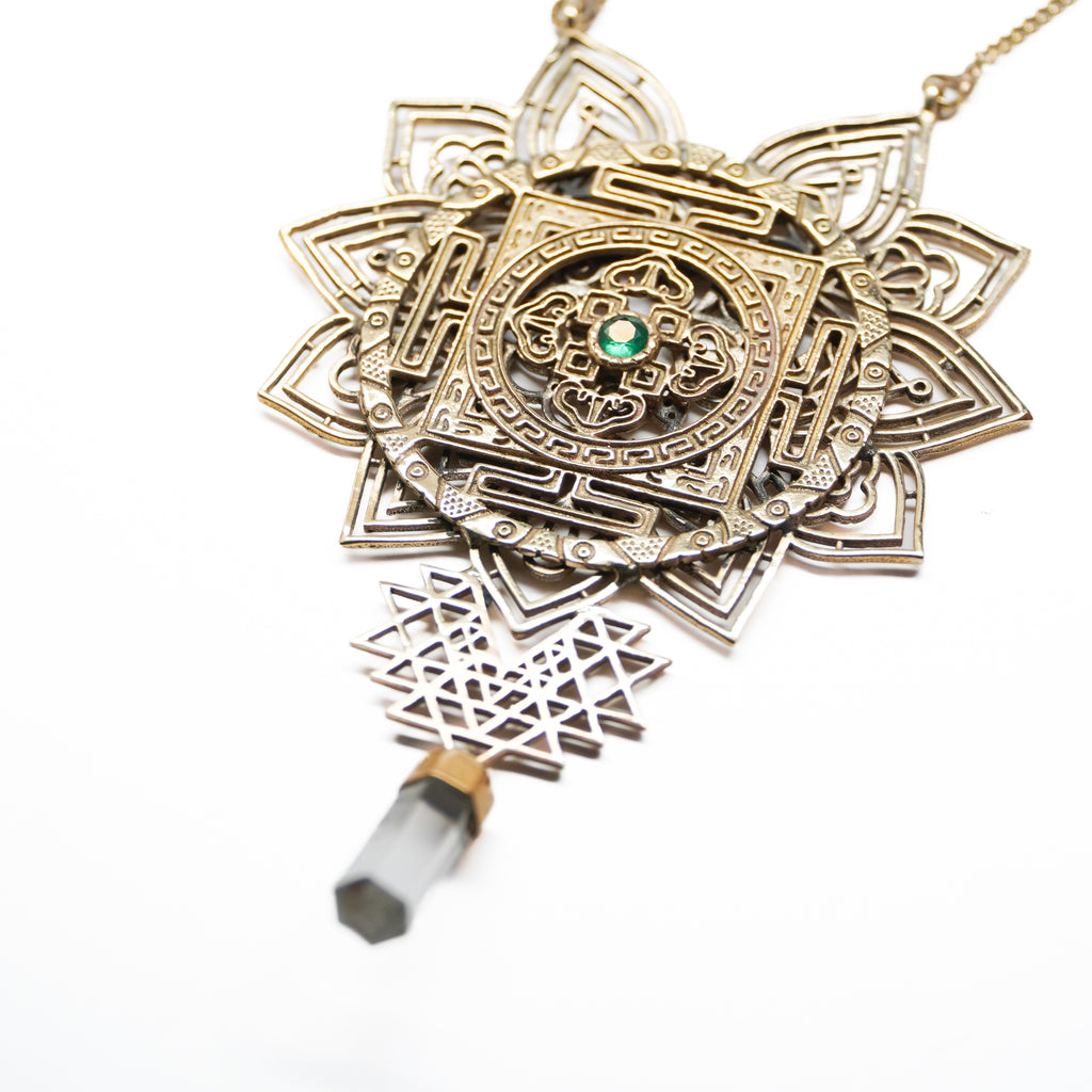 Shree Yantra Bindu Necklace