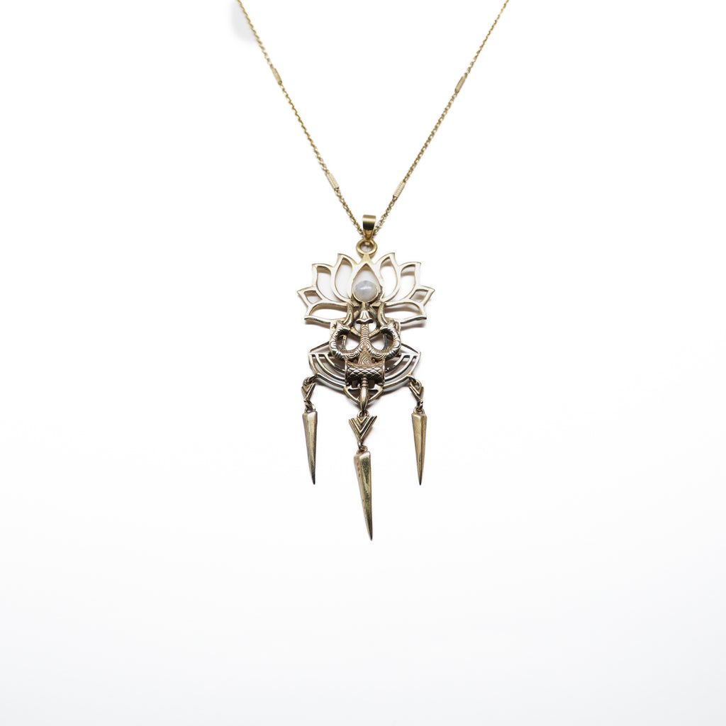 Trishul Padma Necklace