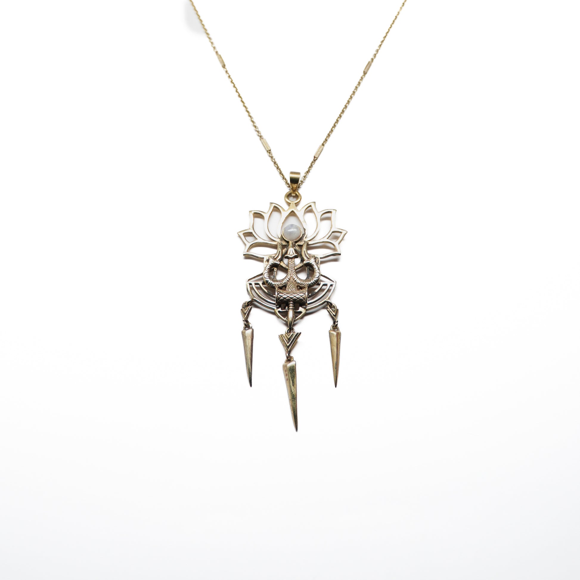 Trishul Padma Necklace