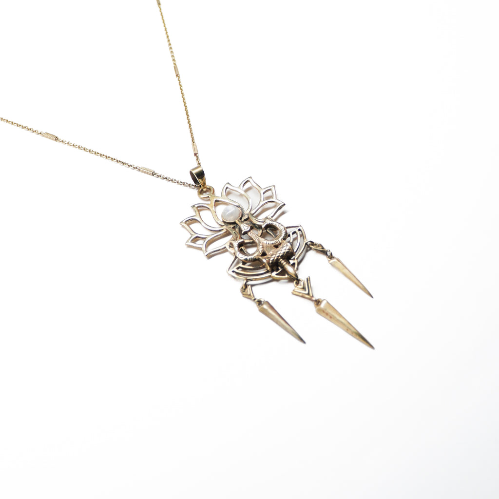 Trishul Padma Necklace