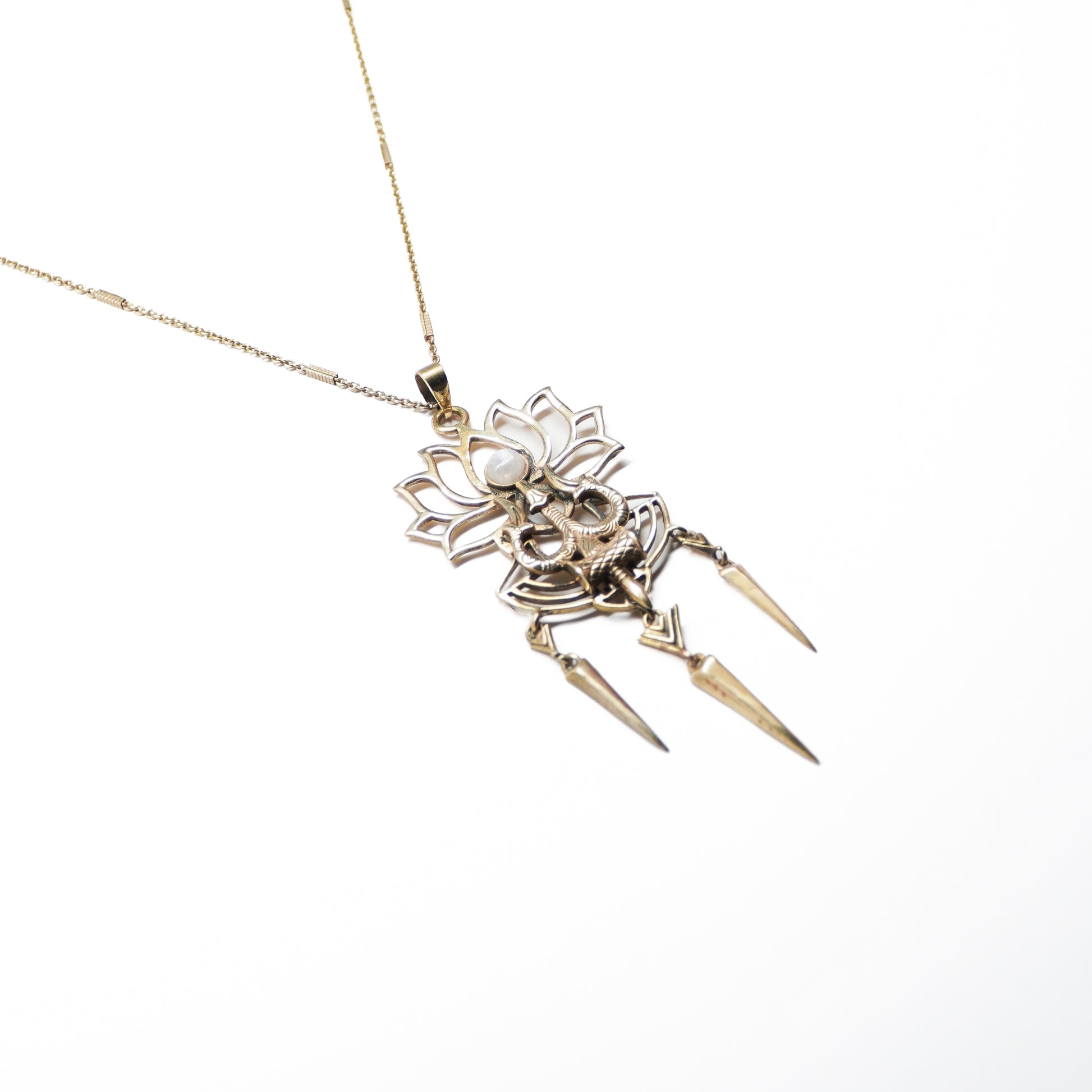 Trishul Padma Necklace