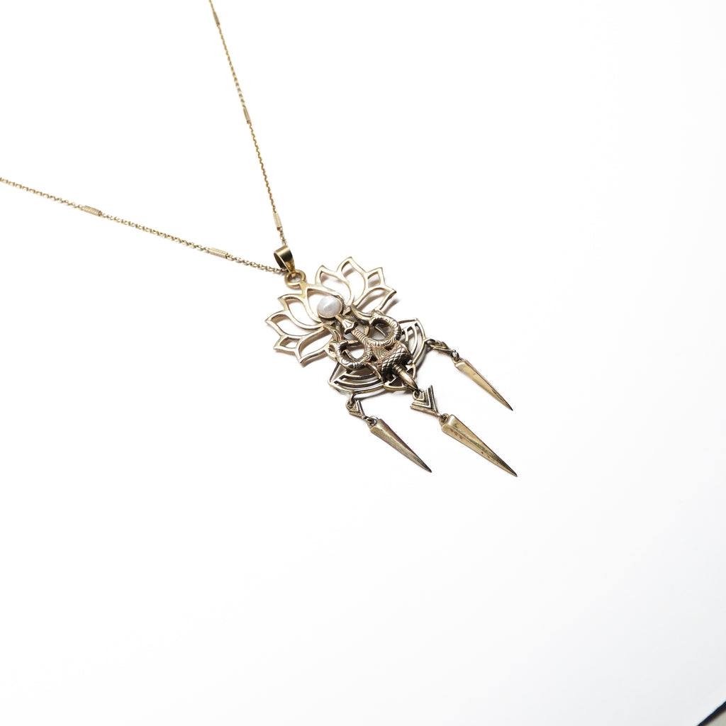 Trishul Padma Necklace