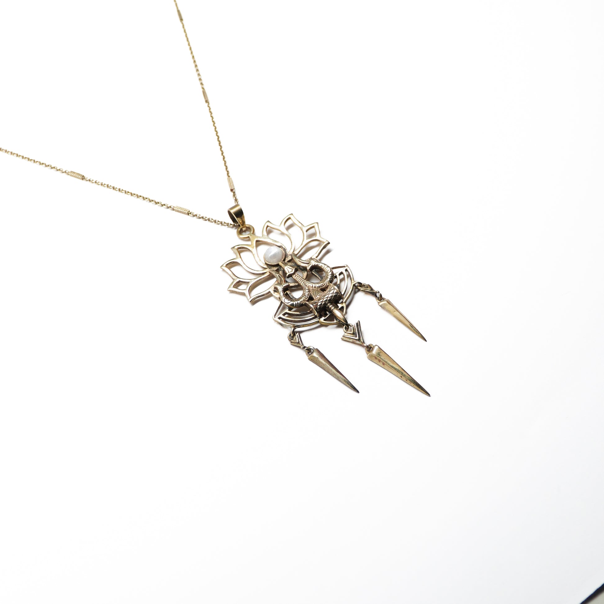 Trishul Padma Necklace