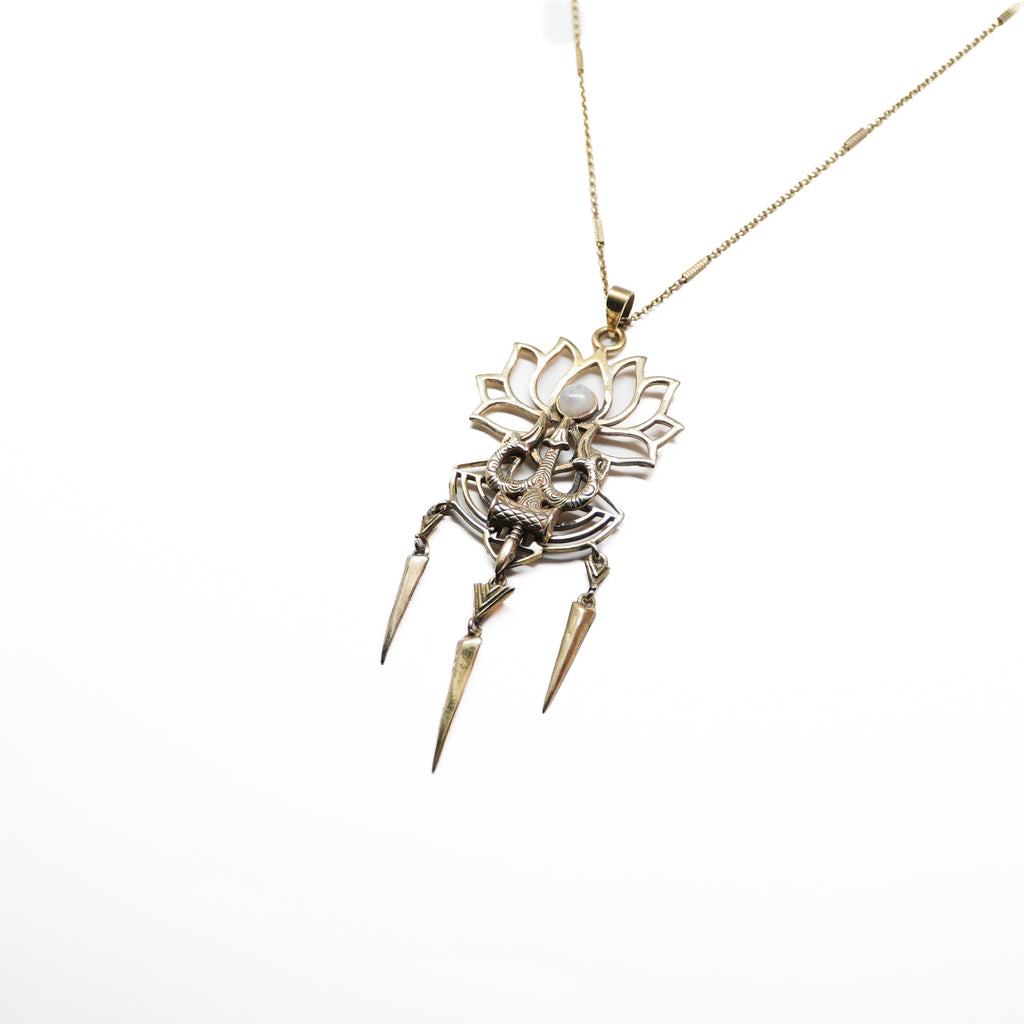 Trishul Padma Necklace