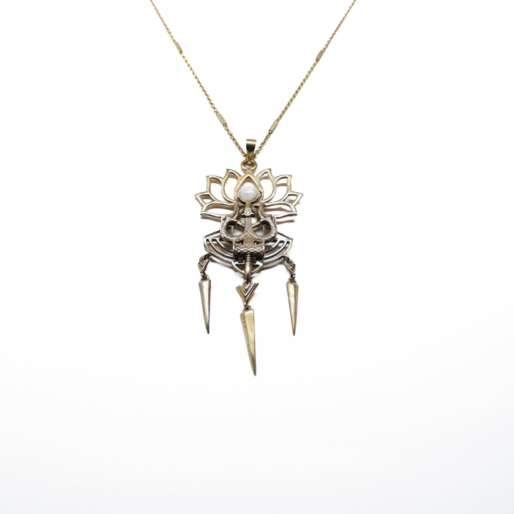Trishul Padma Necklace